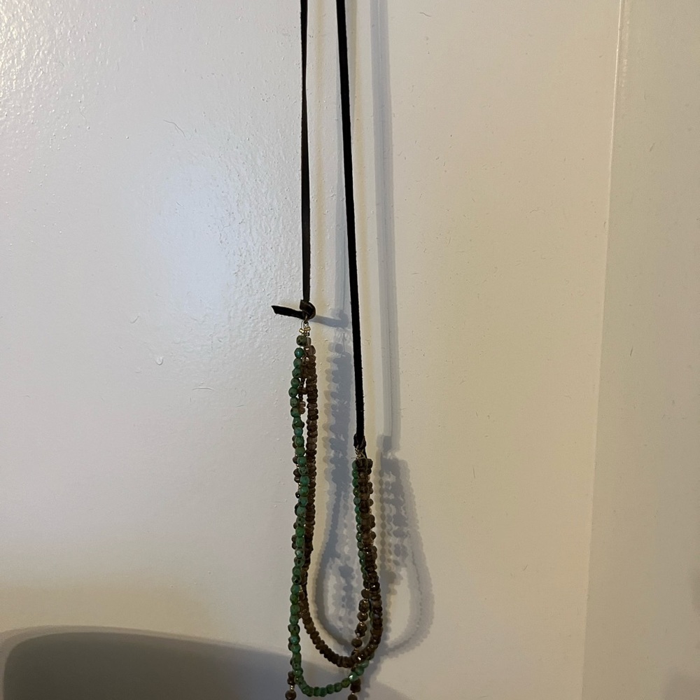 Boho beaded style necklace